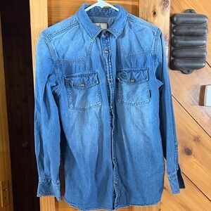 Legendary Whitetails Indigo Button-Down Shirt